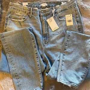 Good American GOOD LEGS DESTROYED HEM Jeans